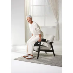 Sitzkissen mit Aufsteh- und Hinsetzhilfe schwarz