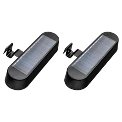 Solar-Dachrinnenleuchten, 2 Stück