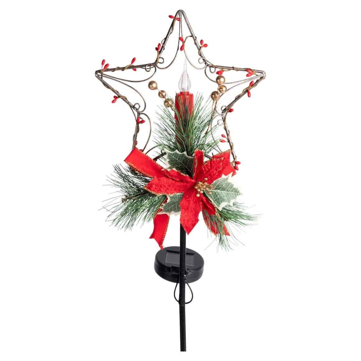 Solar-Gartenstecker Stern
