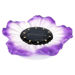 Solar-LED-Leuchte „Flowers“ lila