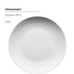 Speiseteller, Porzellan Barca