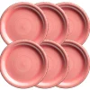 Speiseteller-Set, Steingut LUMACA Koralle