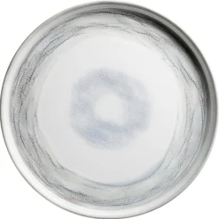 Speiseteller-Set, Steinzeug TIEFER SEE Blau / Grün