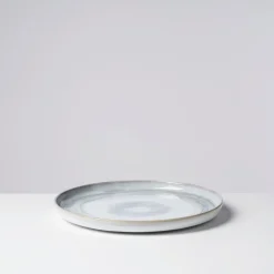 Speiseteller-Set, Steinzeug TIEFER SEE Blau / Grün