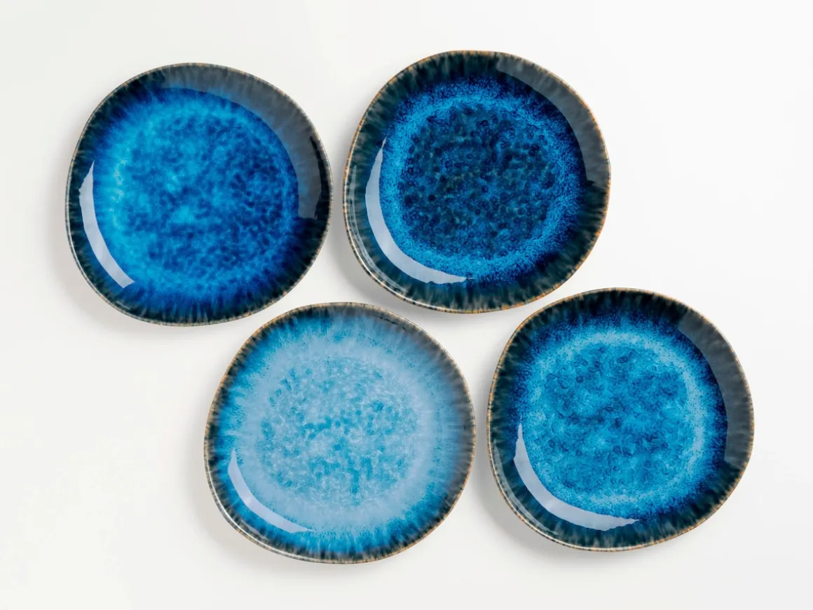 Speiseteller-Set, Steinzeug Wilde Schlucht