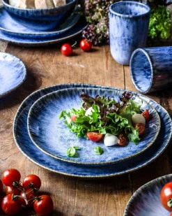 Speiseteller-Set, Steinzeug Wilde Schlucht