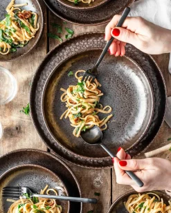 Speiseteller-Set, Steinzeug Glockenklang