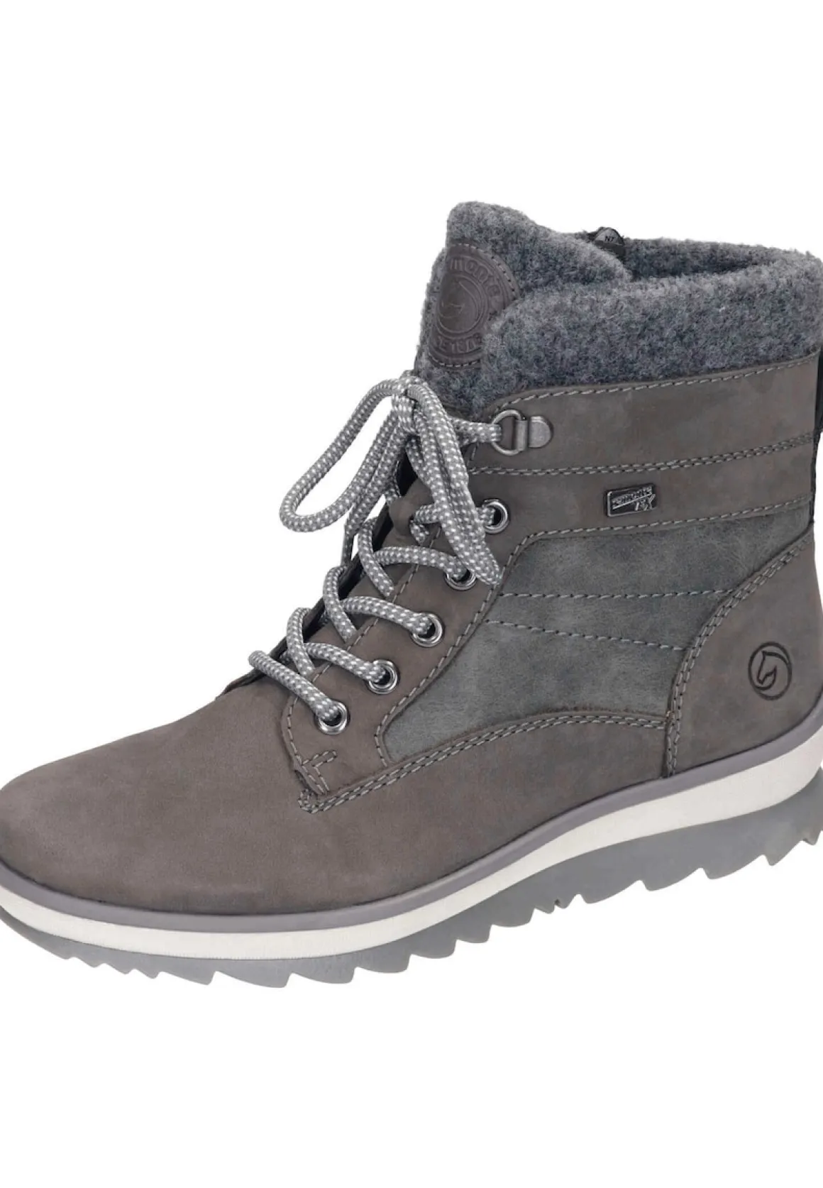 Stiefeletten hellgrau