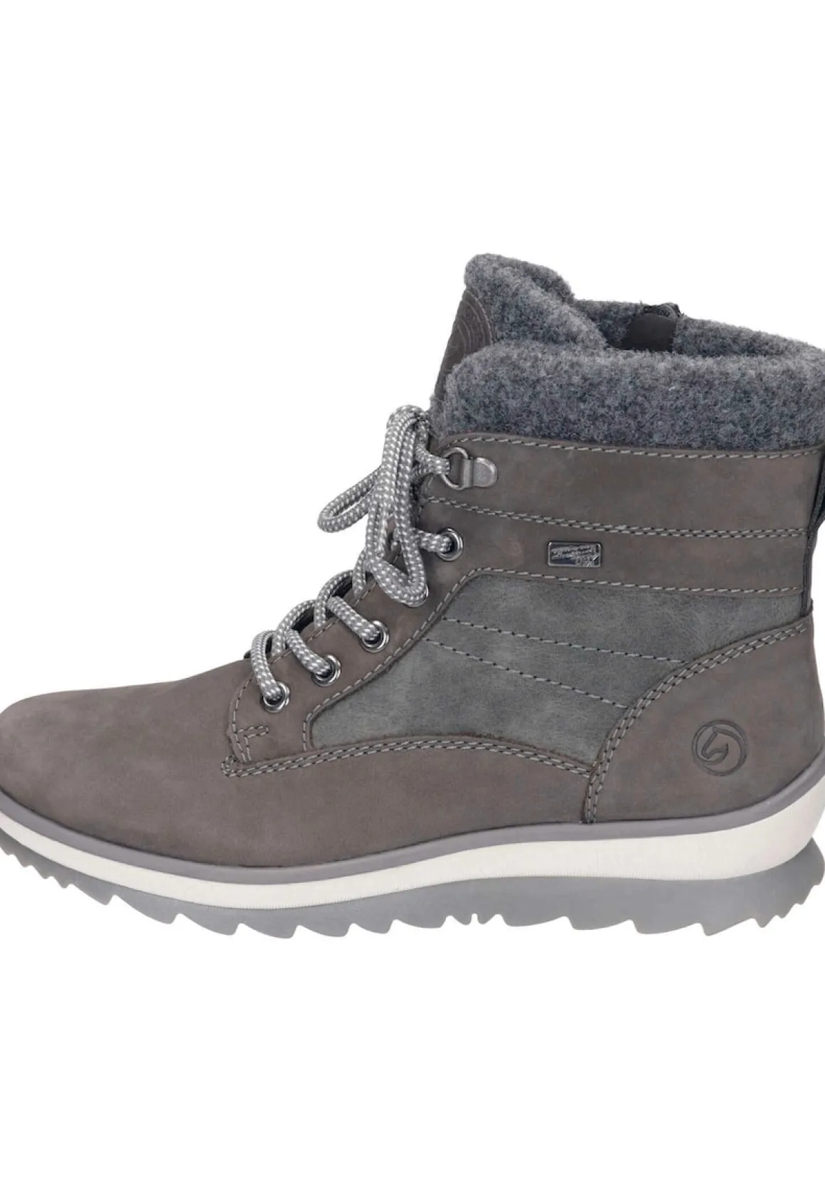 Stiefeletten hellgrau