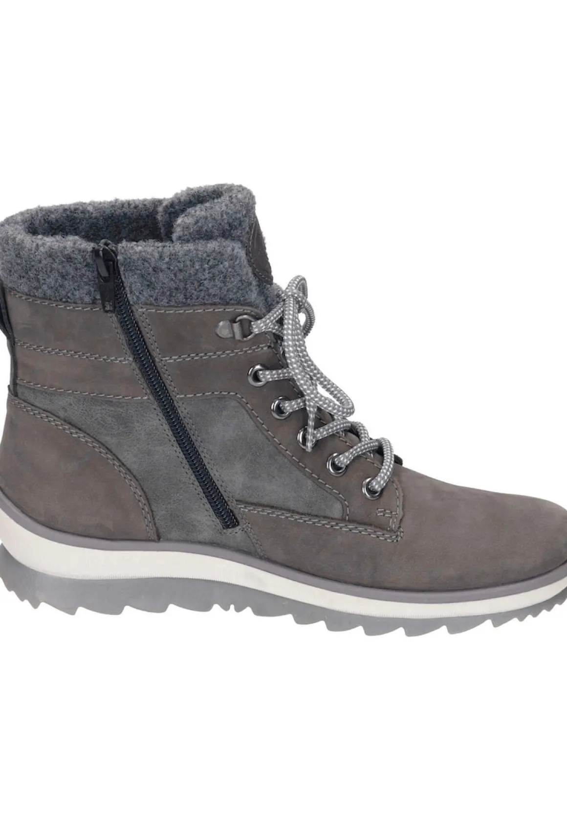 Stiefeletten hellgrau