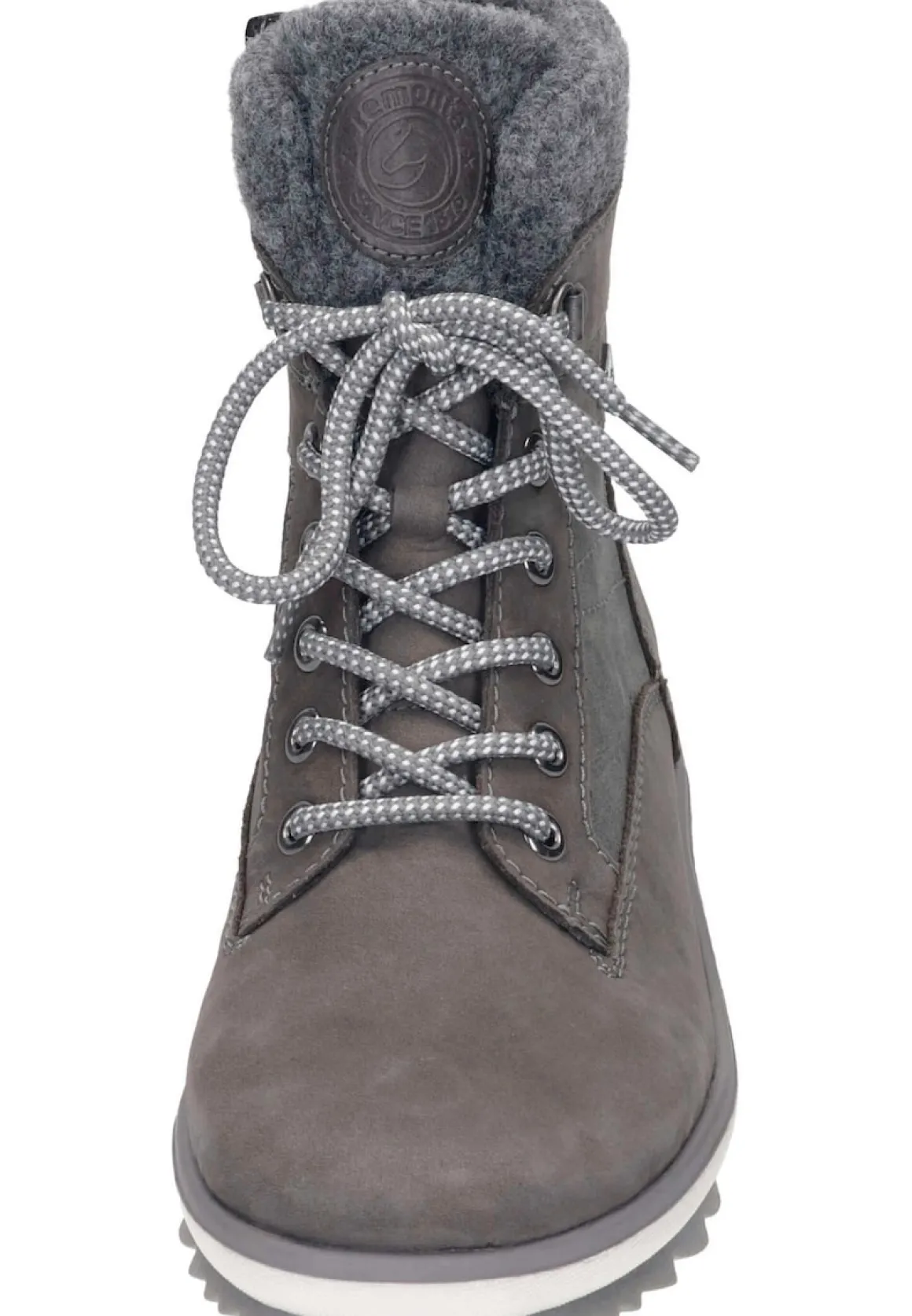 Stiefeletten hellgrau