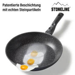 STONELINE Flex Schmorpfanne 28 cm mit abnehmbarem Griff | ohne Deckel