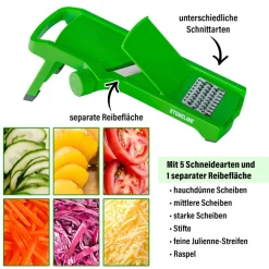 STONELINE Gemüsehobel Verstellbar Set 3-teilig | Grün