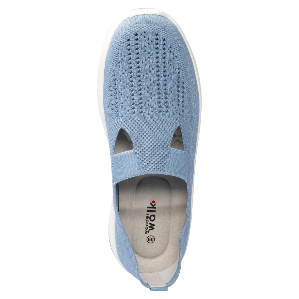 Stretch-Ballerina „Aktiv“ blaugrau