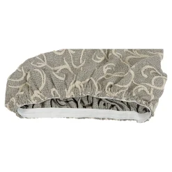 Stuhlhusse „Ornamente“, 2 Stück grau