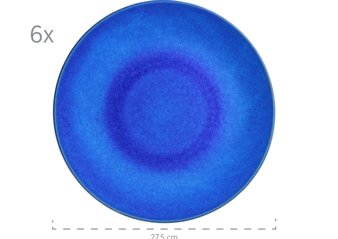 Tafelservice, Keramik OSSIA Dunkelblau