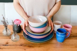 Tafelservice, Keramik OSSIA Dunkelblau