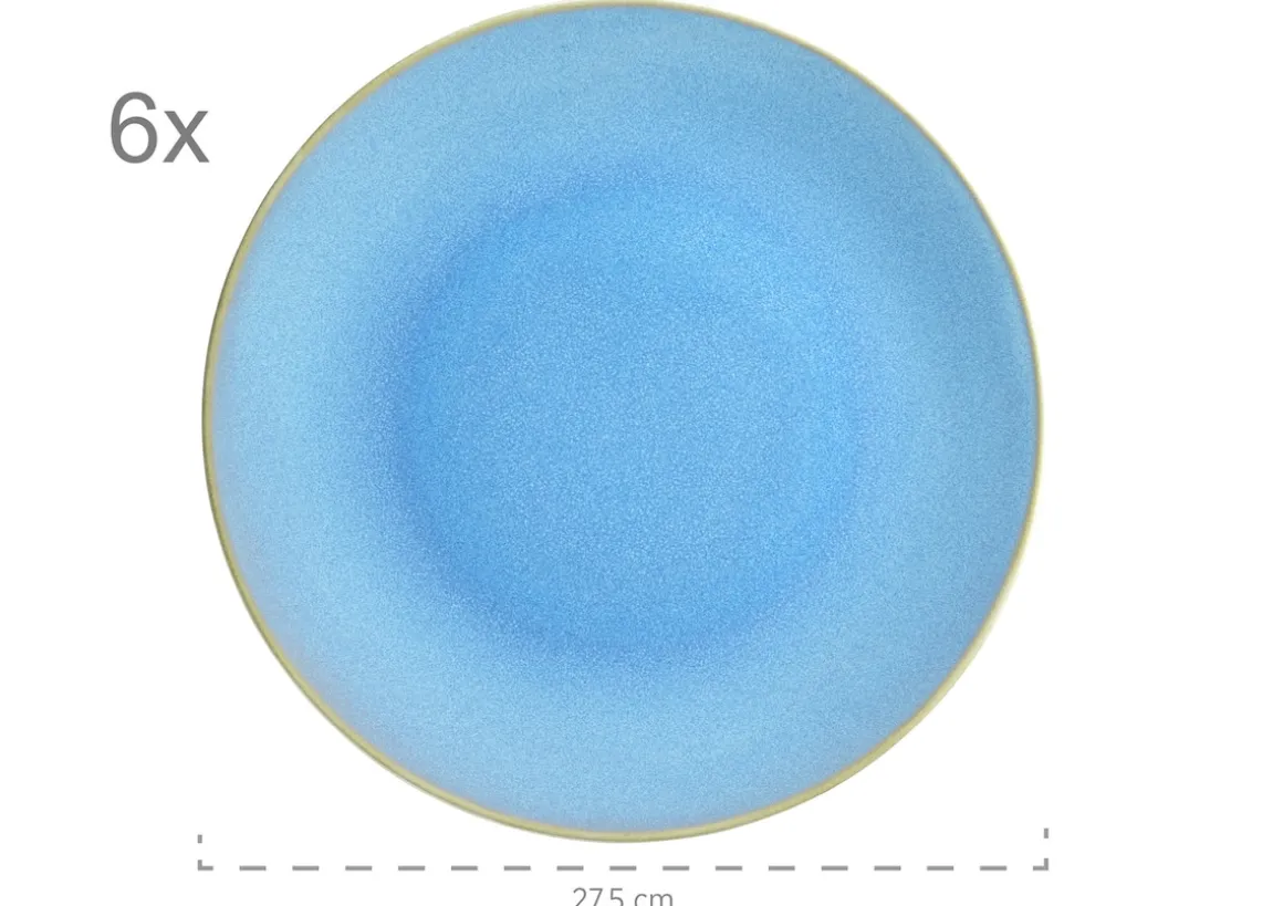 Tafelservice, Keramik OSSIA Dunkelblau