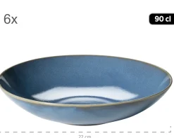 Tafelservice, Keramik OSSIA Dunkelblau