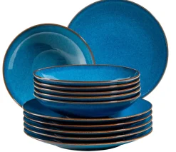 Tafelservice, Keramik OSSIA Königsblau