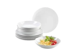 Tafelservice, Porzellan BARCA 6 x Speiseteller, 6 x Suppenteller