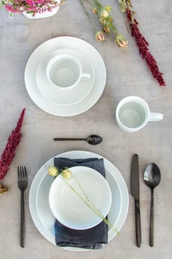 Tafelservice, Porzellan BARCA 6 x Speiseteller, 6 x Suppenteller