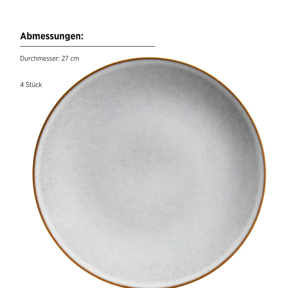 Tafelservice, Steinzeug Smoky's Weiß