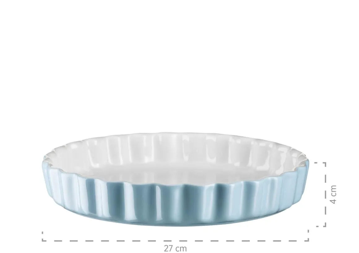 Tarteform 27 cm, Keramik KITCHEN TIME Blau