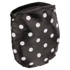 Taschen-Regenhut "Punkte" schwarz