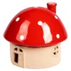 Teelicht-Haus „Pilz“ mittel (ØxH): 14,5x12,8 cm