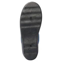 Thermo-Hausschuh „Fleur“ blau