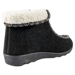 Thermo-Hausschuh schwarz