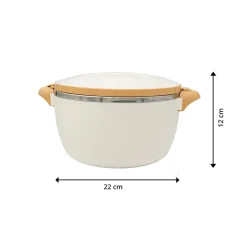 Thermoschüssel beige