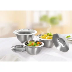 Thermoschüssel mit Deckel, Edelstahl 2 l