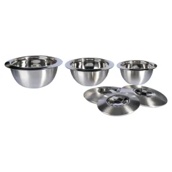 Thermoschüssel mit Deckel, Edelstahl Set