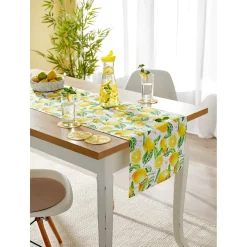 Tischläufer „Zitronentraum“, 140x40 cm