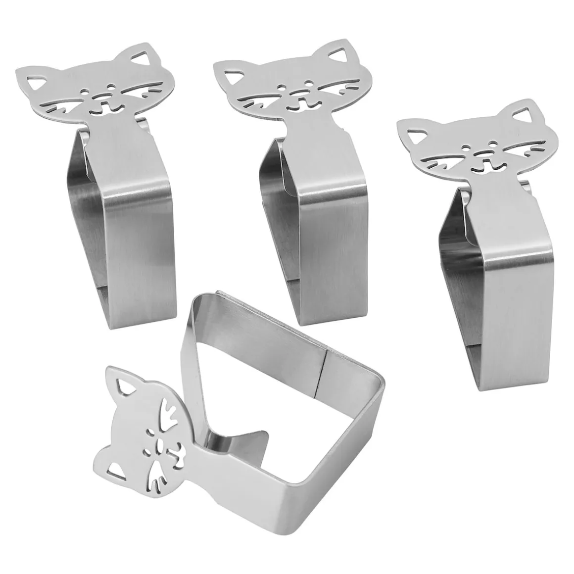 Tischtuch-Klammern "Kätzchen", 4 Stück