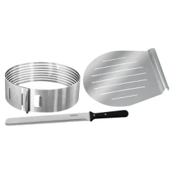 Tortenboden-Schneidehilfe-Set, 3-teilig