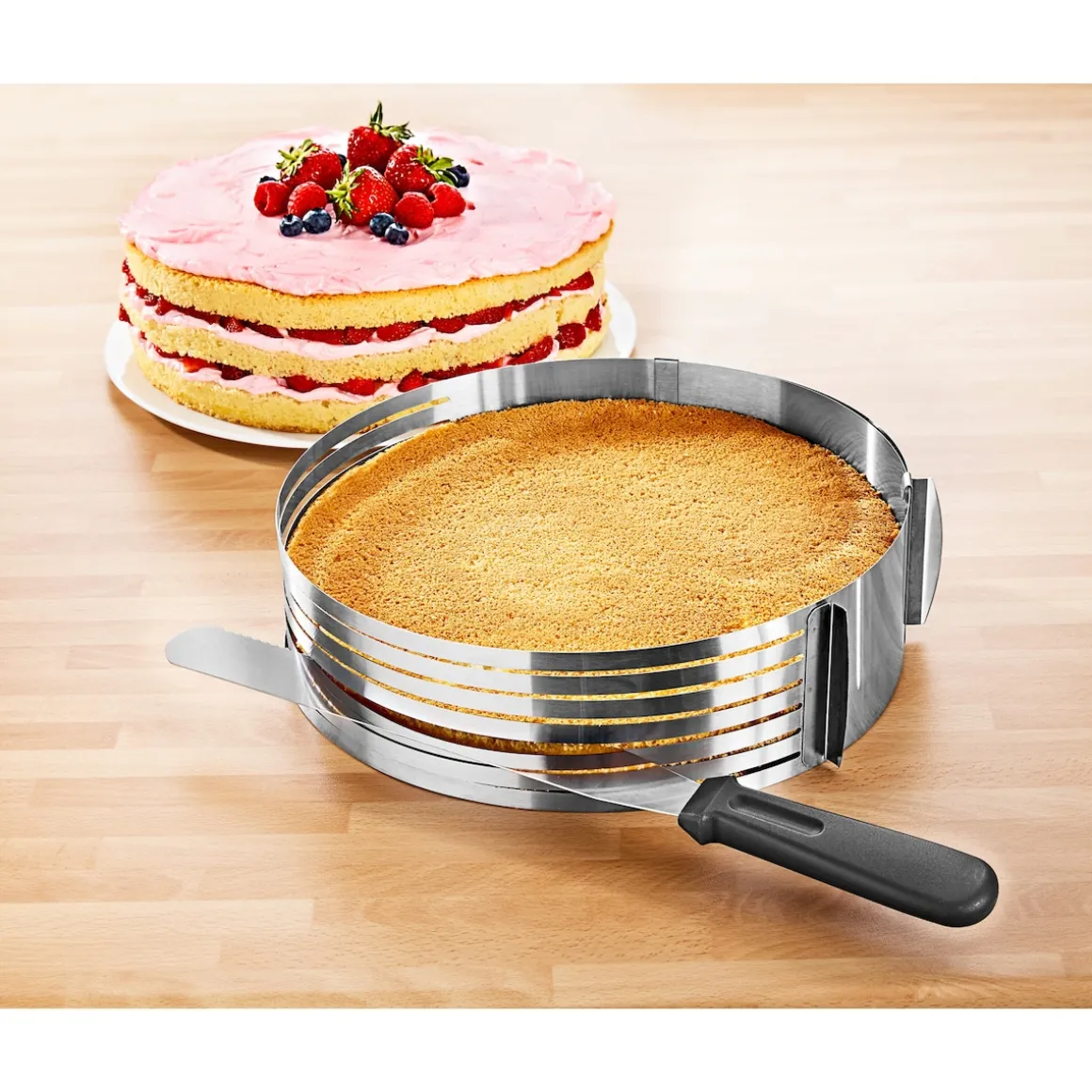 Torten-Schneidehilfe-Set, 2-teilig