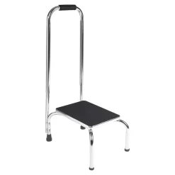 Trittstufe, höhenverstellbarer Haltegriff