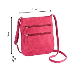 Umhängetasche "Ella" fuchsia