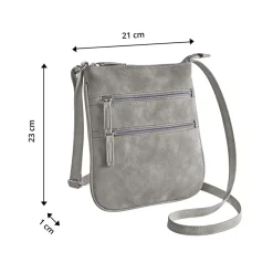 Umhängetasche "Ella" grau