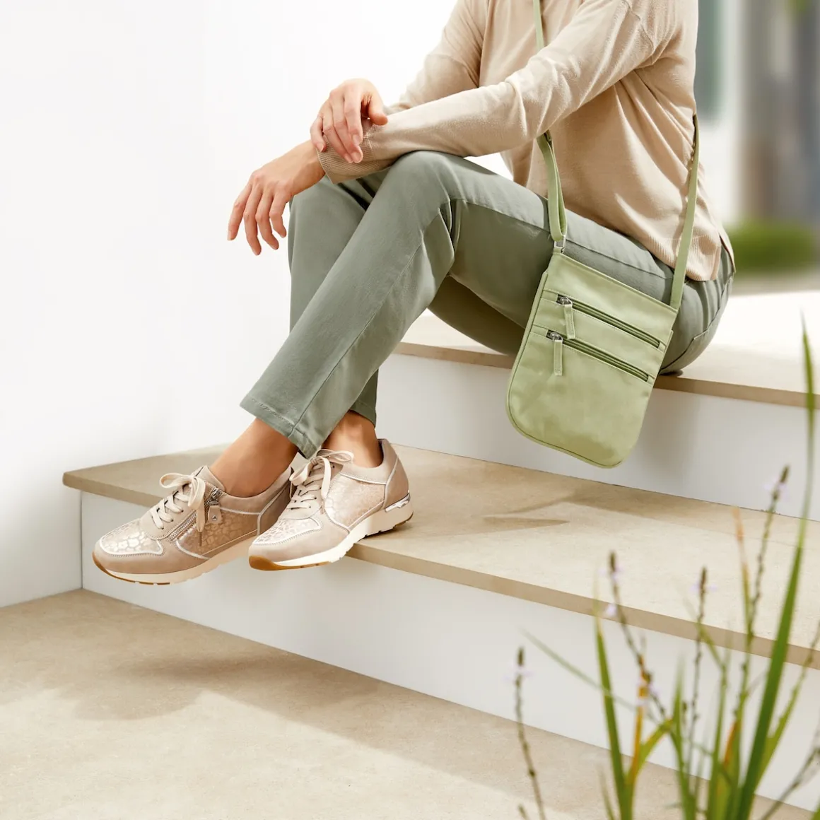 Umhängetasche "Ella" salbei