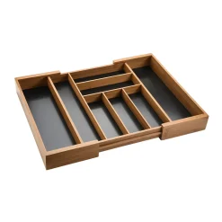 Variabler Bambus-Besteckkasten