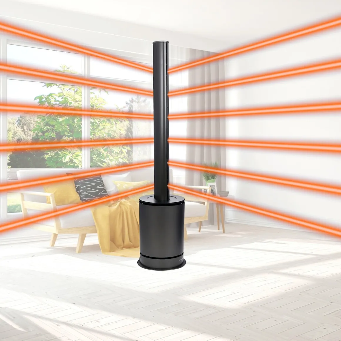 Ventilator mit Heizung "3 in 1"