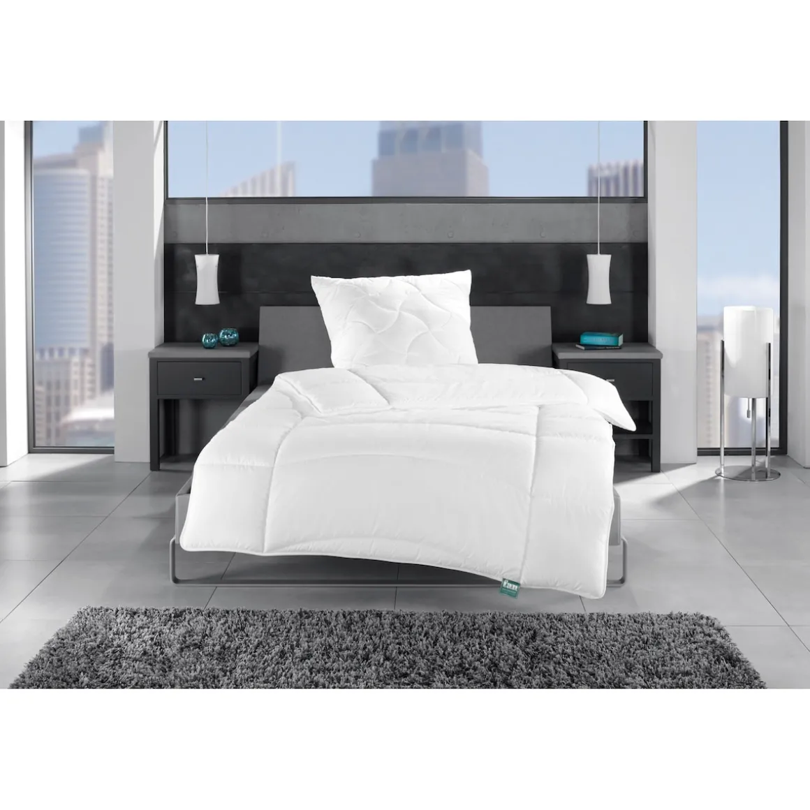 Vierjahreszeitensteppbett Supersoft und kochfest 200x200 cm