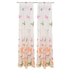 Vorhangschal „Schmetterling“, 2 Stück