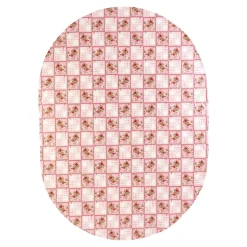 Wachstischtuch "Fleur" 160x220 cm, oval