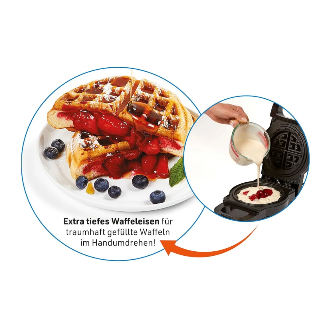 Waffeleisen "PowerXL Waffle Star" 13 cm