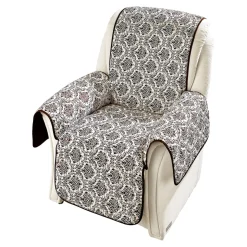 Wende-Sesselschoner braun